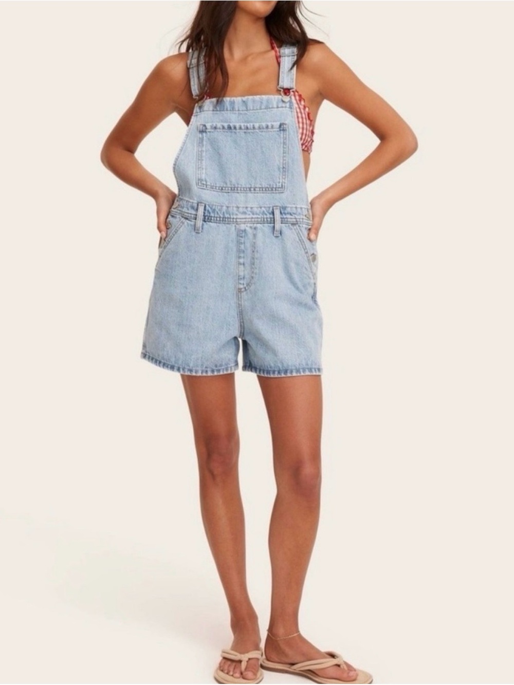 Parke x Target Light Wash Women's Denim Shortalls